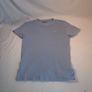 Women’s Hollister Small Logo Short Sleeve T-Shirt Size Small Blue White